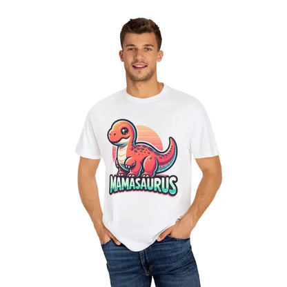 Dinosaur Mamasaurus Unisex Garment-dyed T-shirt - T-shirt