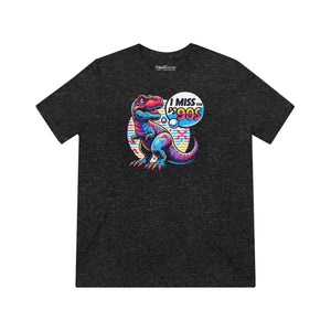 90s Dinosaur Unisex Triblend Tee – Soft Retro - Dipaliz - T-shirts