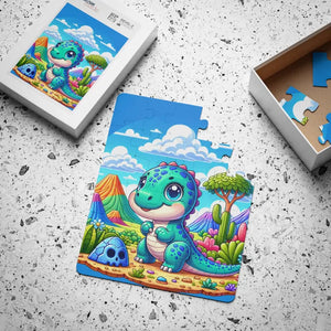 Dinosaur Puzzle Kids 30 Piece Jigsaw Fun Learning Game - Dipaliz - Puzzles