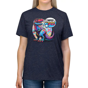 Unisex Triblend Tee - i Miss the 90s Dinosaur - Dipaliz - T-shirts