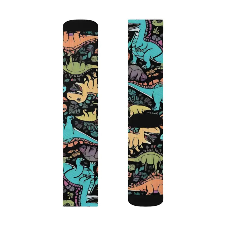 Elevate your Style with Dinoz Dinosaur Sublimation Socks