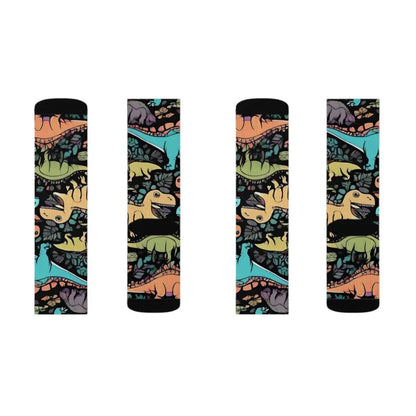 Elevate your Style with Dinoz Dinosaur Sublimation Socks