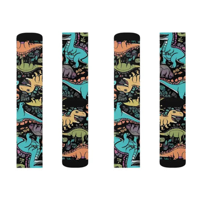 Elevate your Style with Dinoz Dinosaur Sublimation Socks