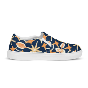 Vibrant Marine Life Canvas Shoes Women’s Slip on - Dipaliz - Sneakers