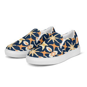 Vibrant Marine Life Canvas Shoes Women’s Slip on - Dipaliz - Sneakers