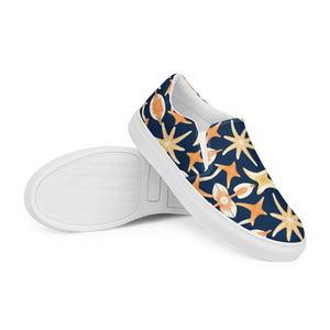 Vibrant Marine Life Canvas Shoes Women’s Slip on - Dipaliz - Sneakers