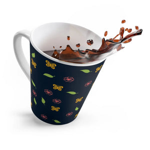 Floral Butterfly Latte Mug Durable Ceramic - Dipaliz - Mugs