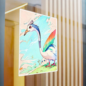 Kiss Cut Vinyl Decals - Cute Bird Design - Dipaliz - 8’’ x 10’’ / Kiss-cut / Satin - Electronics Stickers &