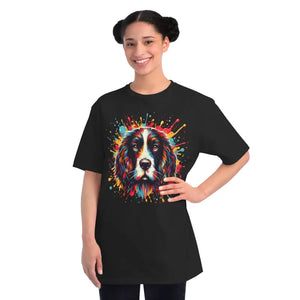 Organic Unisex Classic Tee - Cute Dog Art Design - Dipaliz - T-shirts