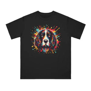 Organic Unisex Classic Tee - Cute Dog Art Design - Dipaliz - Black / s - T-shirts
