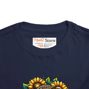Toddler t Shirt Classic Fit Hedgehog with Sunflowers - Dipaliz - Baby & Clothing