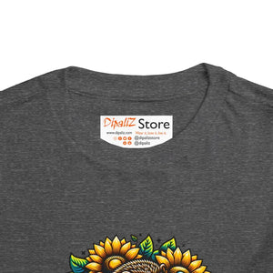 Toddler t Shirt Classic Fit Hedgehog with Sunflowers - Dipaliz - Baby & Clothing