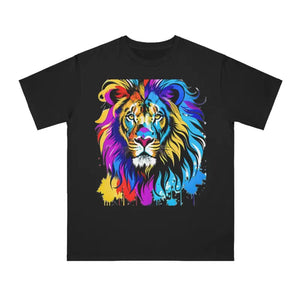T-shirt - Organic Unisex Classic t Shirt - Majestic Lion Design - Dipaliz Black / s