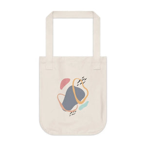 Abstract Art Canvas Tote Bag – Cotton Sheeting - Dipaliz - Handbags