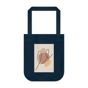 Abstract Canvas Tote Bag – Organic Cotton - Dipaliz - Bags