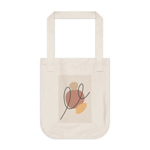Abstract Canvas Tote Bag – Organic Cotton - Dipaliz - Bags