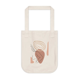 Artsy Abstract Woman Canvas Tote Bag - Eco Friendly - Dipaliz - Bags