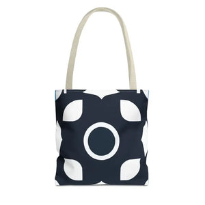 Abstract Pattern Tote Bag Black & White All-over Print - Dipaliz - 13’’ × / Beige - Bags