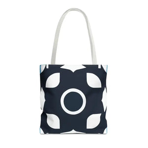 Abstract Pattern Tote Bag Black & White All-over Print - Dipaliz - 16’’ × / Bags