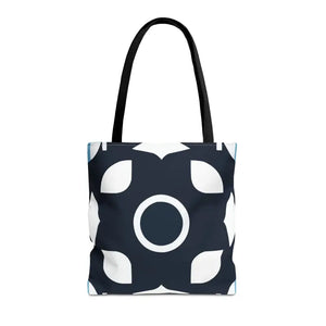Abstract Pattern Tote Bag Black & White All-over Print - Dipaliz - 16’’ × / Bags