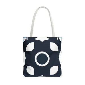 Abstract Pattern Tote Bag Black & White All-over Print - Dipaliz - 18’’ × / Bags