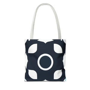 Abstract Pattern Tote Bag Black & White All-over Print - Dipaliz - Bags