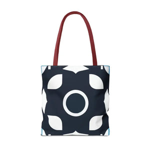 Abstract Pattern Tote Bag Black & White All-over Print - Dipaliz - Bags