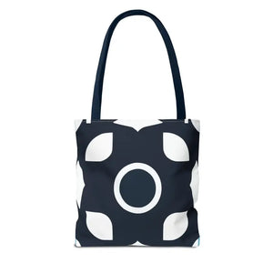 Abstract Pattern Tote Bag Black & White All-over Print - Dipaliz - Bags