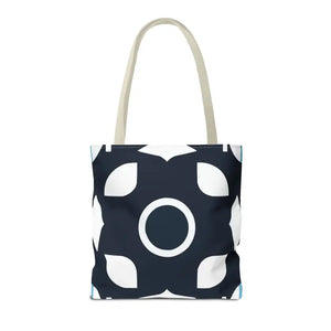 Abstract Pattern Tote Bag Black & White All-over Print - Dipaliz - Bags