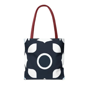 Abstract Pattern Tote Bag Black & White All-over Print - Dipaliz - Bags