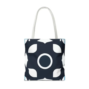 Abstract Pattern Tote Bag Black & White All-over Print - Dipaliz - Bags
