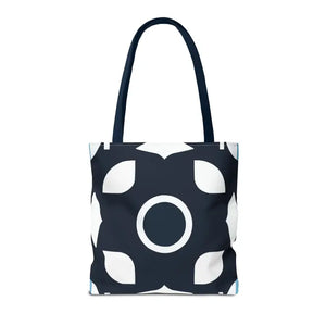 Abstract Pattern Tote Bag Black & White All-over Print - Dipaliz - Bags