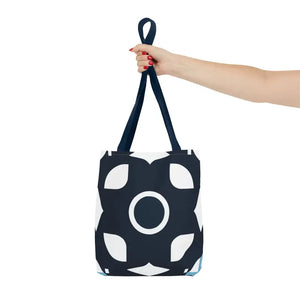 Abstract Pattern Tote Bag Black & White All-over Print - Dipaliz - Bags