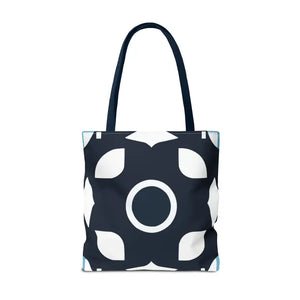 Abstract Pattern Tote Bag Black & White All-over Print - Dipaliz - Bags
