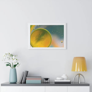 Modern Framed Horizontal Poster - Abstract Circles - Dipaliz - Posters Prints & Visual Artwork