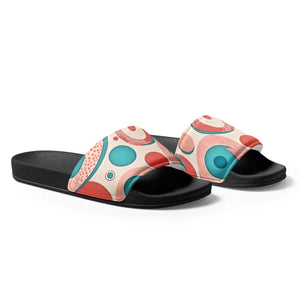 Abstract Colorful Circles Women’s Slides – Summer - Dipaliz - Sandals