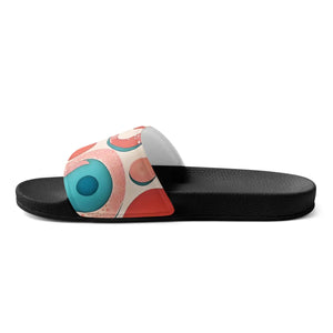 Abstract Colorful Circles Women’s Slides – Summer - Dipaliz - Sandals