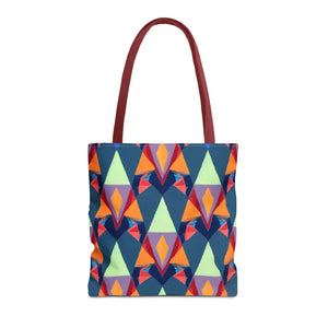 Abstract Colorful Triangles Print Tote Bag - Vibrant Style - Dipaliz - Bags