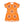 Orange T-shirt Dress – Abstract Floral Pattern - Dipaliz - Dresses - Xs