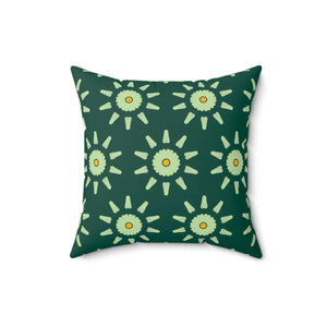 Abstract Flower Pattern – Spun Polyester Square - Dipaliz - Throw Pillows