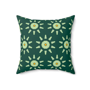 Abstract Flower Pattern – Spun Polyester Square - Dipaliz - Throw Pillows