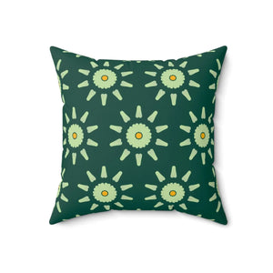 Abstract Flower Pattern – Spun Polyester Square - Dipaliz - Throw Pillows