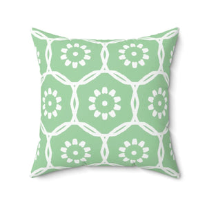 Abstract Flower Polyester Square Pillow - Dipaliz - Pillows