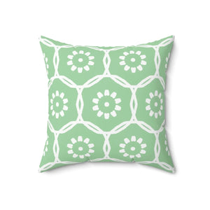 Abstract Flower Polyester Square Pillow - Dipaliz - Pillows