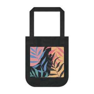 Abstract Foliage Canvas Tote Bag - Organic Cotton - Dipaliz - Bags