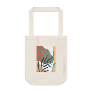 Organic Canvas Tote Bag - Nature Print Cotton - Dipaliz - Bags