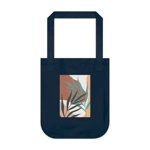 Organic Canvas Tote Bag - Nature Print Cotton - Dipaliz - Bags