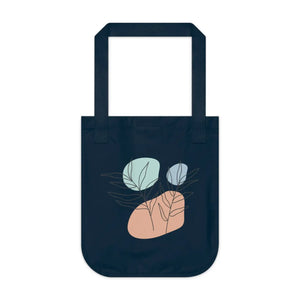 Vibrant Organic Canvas Tote Bag - Abstract Foliage Art - Dipaliz - Bags