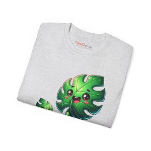 Cute Monstera Leaf Tee - Ultra Cotton Women Top - Dipaliz - T-shirts
