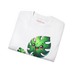 Cute Monstera Leaf Tee - Ultra Cotton Women Top - Dipaliz - T-shirts